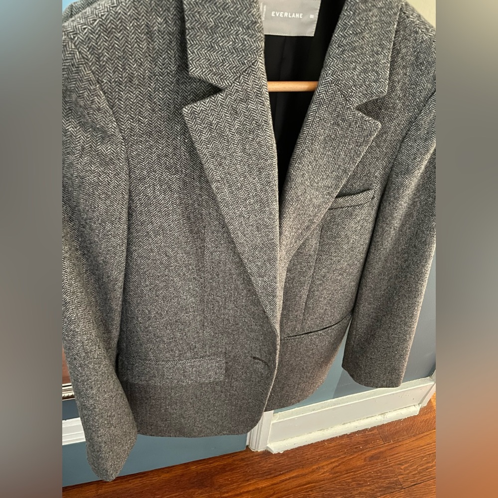 Everlane The Italian Wool Oversized Blazer 00